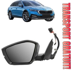 Oglinda Stanga SKODA OCTAVIA IV (NX3, NN3, PV3) din 2020 - 2024, Auto, Reglaj electric, Completa