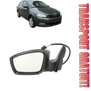 Oglinda Stanga SKODA RAPID (NH3, NK3, NK6) din 2012 - 2022, Auto, Reglaj electric, Completa
