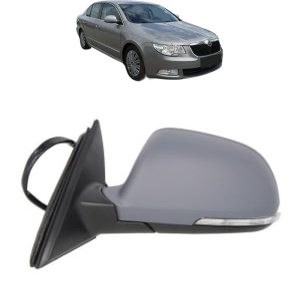 Oglinda Stanga SKODA SUPERB II (3T4) din 2008 - 2015, Auto, Reglaj electric, Completa - Img 2