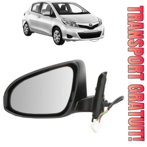 Oglinda Stanga TOYOTA YARIS (_P13_) din 2010 - 2020, Auto, Reglaj electric, Completa