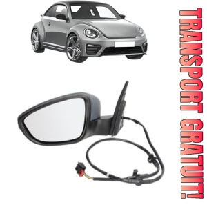 Oglinda Stanga Volkswagen BEETLE (5C1, 5C2) din 2011 - 2019, Auto, Reglaj electric, Completa