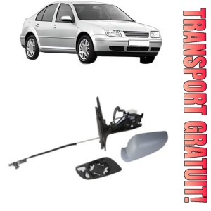 Oglinda Stanga Volkswagen BORA I (1J2) din 1998 - 2013, Auto, Reglaj mecanic, Completa