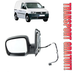 Oglinda Stanga Volkswagen CADDY III MPV (2KB, 2KJ, 2CB, 2CJ) din 2004 - 2015, Auto, Reglaj electric, Completa