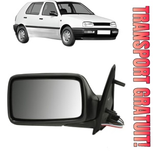 Oglinda Stanga Volkswagen GOLF III (1H1) din 1991 - 1997, Auto, Reglaj electric, Completa