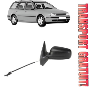 Oglinda Stanga Volkswagen GOLF IV Variant (1J5) din 1999 - 2006, Auto, Reglaj mecanic, Completa