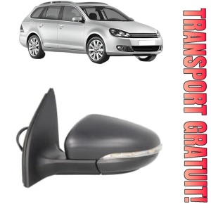 Oglinda Stanga Volkswagen GOLF VI Variant (AJ5) din 2009 - 2013, Auto, Reglaj electric, Completa