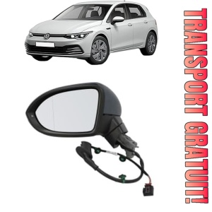 Oglinda Stanga Volkswagen GOLF VIII (CD1, DA1) din 2019 - 2024, Auto, Reglaj electric, Completa