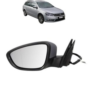 Oglinda Stanga Volkswagen PASSAT B7 Estate Van (365) din 2011 - 2014, Auto, Reglaj electric, Completa - Img 2