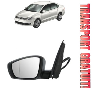 Oglinda Stanga Volkswagen POLO V Saloon (602, 604, 612, 614) din 2010 - 2022, Auto, Reglaj electric, Completa