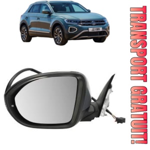 Oglinda Stanga Volkswagen T-ROC (A11, D11) din 2017 - 2021, Auto, Reglaj electric, Completa
