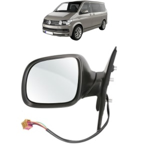 Oglinda Stanga Volkswagen TRANSPORTER T5 Bus (7HB, 7HJ, 7EB, 7EJ) din 2003 - 2015, Auto, Reglaj electric, Completa - Img 2