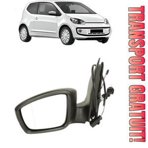 Oglinda Stanga Volkswagen UP! (121, 122, BL1, BL2, BL3, 123) din 2011 - 2023, Auto, Reglaj mecanic, Completa