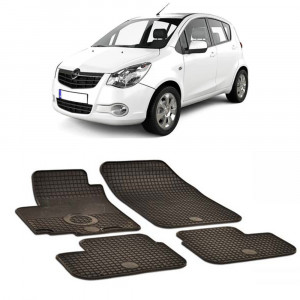 Opel Agila II (2008 - 2014) Set 4 covorase auto cauciuc Urban Line