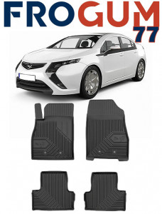 Opel Ampera Din 2012 - 2014, Sedan , Set Covorase Auto Tip Tavita Premium 3D, din cauciuc accesorii pentru autoturismul tau - masina v169456