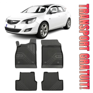Opel Astra J Din 10.2009 - 10.2015, Hatchback , Set Covorase Auto Tip Tavita Premium 3D, din cauciuc
