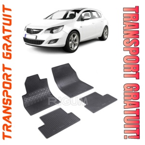 Opel Astra J, Hatchback, fabricat din 10.2009 - 10.2015, set covorase auto dedicate, din cauciuc 100% Premium