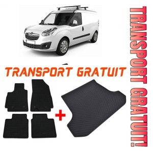 Opel Combo E Life din 06.2018 - Prezent Van 5 Locuri *1, Set Covorase + tavita portbagaj auto