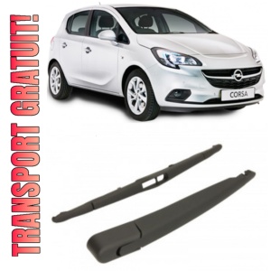 Opel Corsa E Brat stergator pentru luneta spate cu lamela 310 mm, compatibil cu Opel Corsa E Hatchback fabricat intre 2014, calitate extra