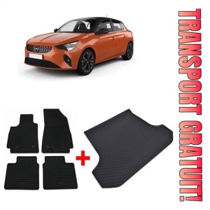 Opel Corsa F Hatchback din 06.2019 - Prezent *1, Set Covorase + tavita portbagaj auto