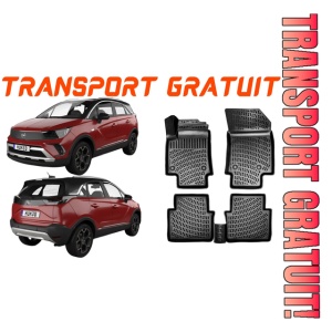 Opel Crossland X 2017-2020 Set 4 covorase auto din cauciuc tip tavita premium line 3D