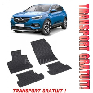 Opel Grandland X PhEV, Suv, fabricat din 11.2019 - Prezent, set covorase auto dedicate, din cauciuc 100% Premium - Transport Gratuit - Img 1