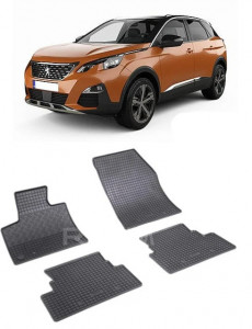 Opel Grandland X, Suv, fabricat din 10.2017 - Prezent, set covorase auto dedicate, din cauciuc 100% Premium accesorii pentru autoturismul tau - masina v154972