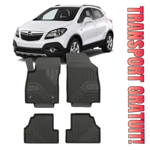 Opel Mokka A Din 09.2012 - 06.2019, Suv , Set Covorase Auto Tip Tavita Premium 3D, din cauciuc
