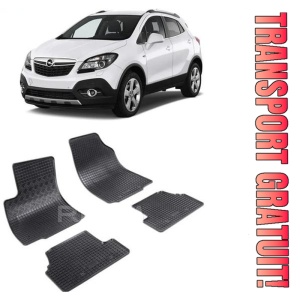 Opel Mokka A, Suv, fabricat din 09.2012 - 06.2019, set covorase auto dedicate, din cauciuc 100% Premium