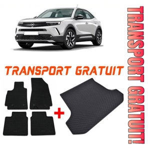 Opel Mokka B din 02.2021 - Prezent Suv *2 , Set Covorase + tavita portbagaj auto