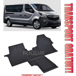 Opel Vivaro C, Van, fabricat din 03.2019 - Prezent, 2 Locuri, Transport Persoane, set covorase auto dedicate, din cauciuc 100% Premium - Transport Gratuit