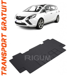 Opel Zafira Life fabricat din 03.2019 - Prezent, Van, Rand 2, Masina Are 5 Locuri, set covorase auto dedicate, din cauciuc 100% Premium accesorii pentru autoturismul tau - masina v150193