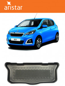 Peugeot 108 Hatchback din 07.2014 - Prezent *3, Tavita Pentru Portbagaj Lux Premium Dedicata, accesorii pentru autoturismul tau - masina v198268