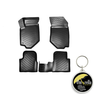 Peugeot 2008 II 2019- Set 4 covorase auto din cauciuc tip tavita premium line 3D accesorii pentru autoturismul tau - masina v242267