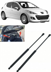 Peugeot 207 Set 2 amortizoare pentru portbagaj / haion Krosno compatibil cu Peugeot 207 Hatchback fabricat intre 2007-2013 accesorii pentru autoturismul tau - masina v87845
