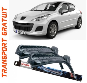 Peugeot 207 Set 2 stergatoare parbriz Bosch Bosch Aerotwin compatibile cu Peugeot 207 2007-2015 (65 cm / 40 cm) accesorii pentru autoturismul tau - masina v132683