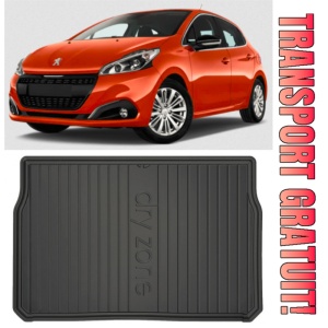 Peugeot 208 I din 03.2012 - 05.2019 Hatchback Fara Subwoofer *1, Tavita Pentru Portbagaj Lux Premium Dedicata,