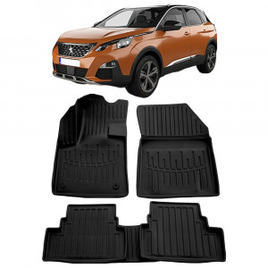 Peugeot 3008 (2016-) Set covorase auto cauciuc G.Modern Line 3D accesorii pentru autoturismul tau - masina v240141