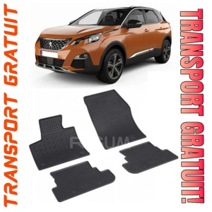 Peugeot 3008 II PhEV, Suv, fabricat din 09.2019 - Prezent, set covorase auto dedicate, din cauciuc 100% Premium