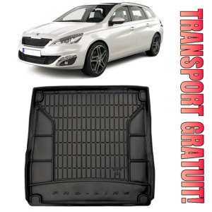 Peugeot 308 II Combi din 06.2014 - Prezent, Tavita Pentru Portbagaj Lux Premium Dedicata, Fara Urechi *1