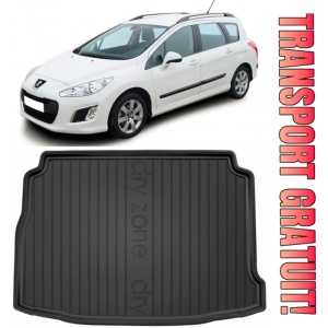 Peugeot 308 II din 08.2013 - 11.2021 Hatchback Portbagaj Inferior, Tavita Pentru Portbagaj Lux Premium Dedicata, Roata Rezerva Ingusta *1