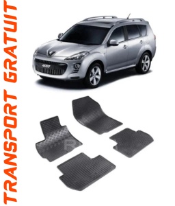 Peugeot 4007, Suv, fabricat din 03.2007 - 08.2012, set covorase auto dedicate, din cauciuc 100% Premium accesorii pentru autoturismul tau - masina v158001
