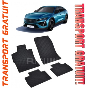 Peugeot 408 fabricat din 2023 - Prezent, Suv, set covorase auto dedicate, din cauciuc 100% Premium