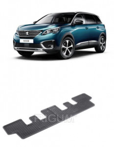 Peugeot 5008 I, Suv, fabricat din 05.2009 - 06.2017, Rand 3, set covorase auto dedicate, din cauciuc 100% Premium accesorii pentru autoturismul tau - masina v159877