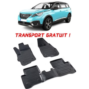 Peugeot 5008 II 2017- Set 4 covorase auto din cauciuc tip tavita premium line 3D - Transport Gratuit! accesorii pentru autoturismul tau - masina v48499