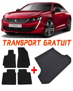Peugeot 508 Set Covorase + tavita portbagaj auto Peugeot 508 II PHEV fabricatie 11.2018 - prezent, caroserie combi accesorii pentru autoturismul tau - masina v1380