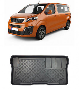 Peugeot E-Traveller Van din 01.2016 - Prezent, Tavita Pentru Portbagaj Lux Premium Dedicata, Ampatament Mediu L2 In Spatele Randului 3 *2 accesorii pentru autoturismul tau - masina v187156