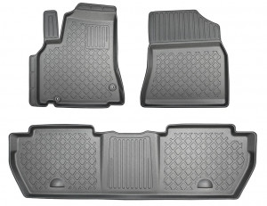 Peugeot Partner II, Van, Din 2008 - 08.2018 , Set Covorase Auto Tip Tavita Premium 3D, din cauciuc accesorii pentru autoturismul tau - masina v175267