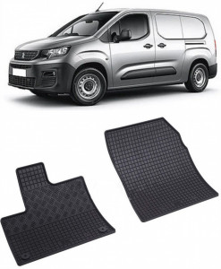 Peugeot Partner III, Van, fabricat din 06.2018 - Prezent, 2 Locuri, set covorase auto dedicate, din cauciuc 100% Premium accesorii pentru autoturismul tau - masina v155384