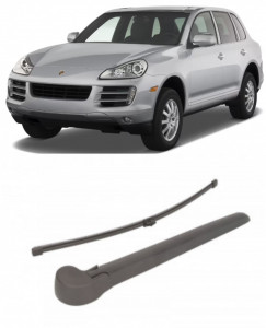 Porsche Cayenne Brat stergator pentru luneta spate cu lamela 370 mm, compatibil cu Porsche Cayenne SUV fabricat intre 2010, calitate extra accesorii pentru autoturismul tau - masina v92430
