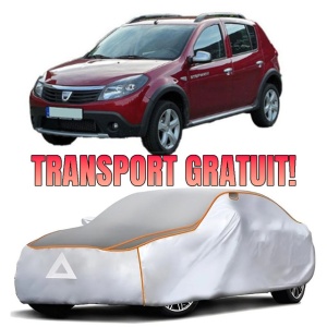 Prelata Antigrindina pentru auto Dacia Sandero Stepway I (2008-2012) - husa protectie antigrindina si intemperii meteo severe - anti-grindina vijelii furtuni pentru auto